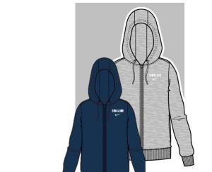 Image of NIKE WOMEN'S VARSITY FLEECE FULL ZIP HOODIE